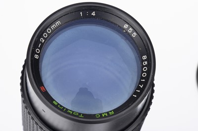 Lot 358 - A Mixed Selection of Camera Lenses