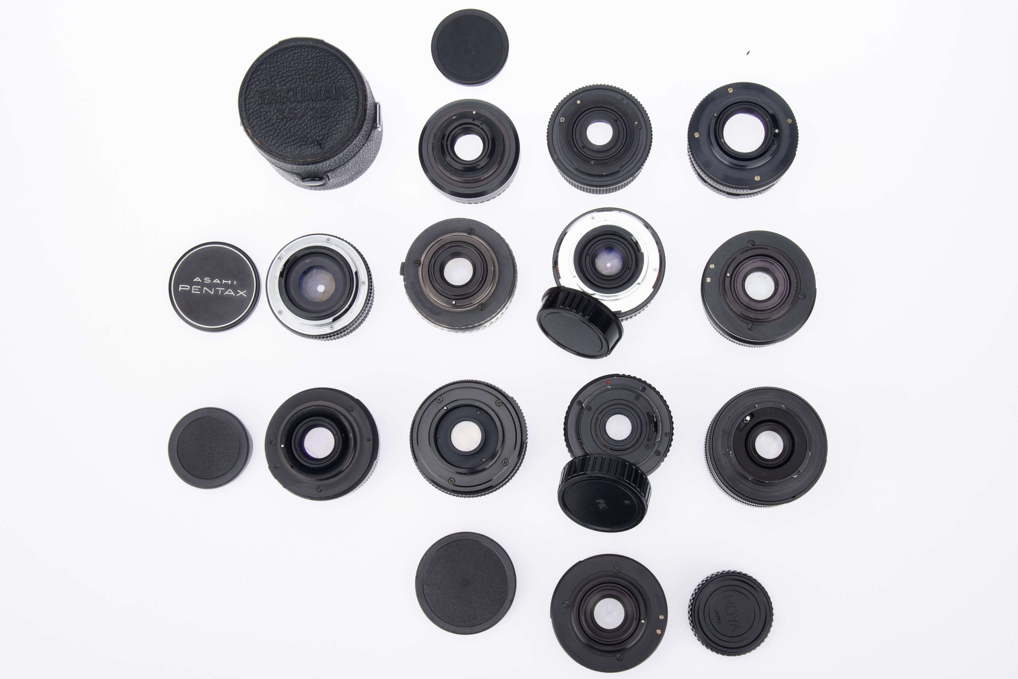 Lot 425 A Mixed Selection of Camera Lenses,
