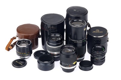 Lot 426 - A Mixed Selection of Camera Lenses