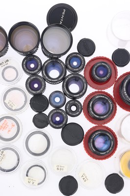 Lot 228 - A Good Selection of Pentax-110 Lenses & Accessories