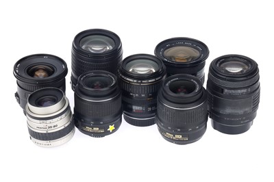 Lot 423 - A Mixed Selection of Camera Lenses