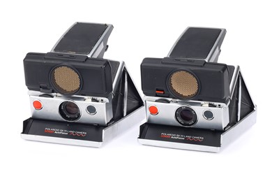 Lot 379 - Two Polaroid SX-70 Land Camera Sonar Autofocus Instant Cameras