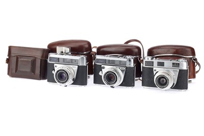Lot 165 - Three Kodak Retina 35mm Cameras