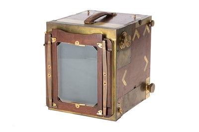 Lot 308 - An Adams & Co.  Tropical Minex de Luxe Half Plate Reflex Camera