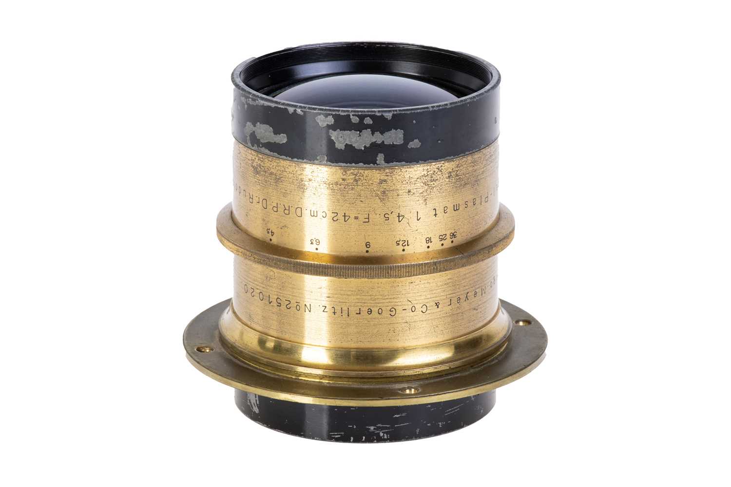 Lot 262 - A Hugo Meyer & Co. Doppel-Plasmat f/4 360mm Lens