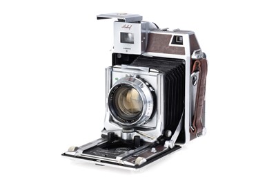 Lot 215 - A Linhof Super Technika IV 'Red' Medium Format Rangefinder Camera