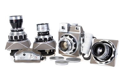 Lot 180 - A Linhof Technika Press 23 Medium Format Rangefinder Camera