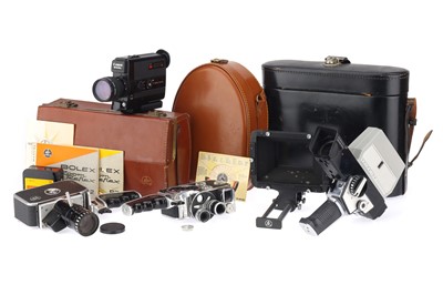 Lot 631 - A Selection of Bolex 8mm and Super 8 Motion Picture Cine Cameras