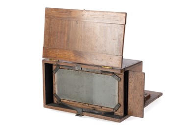 Lot 257 - An Interesting Home-Made Mahogany Stereo Camera