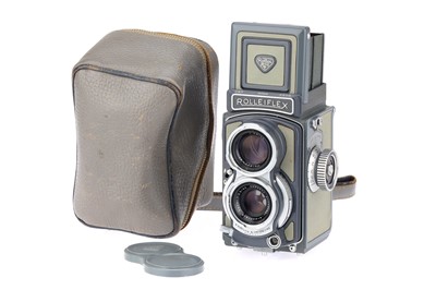 Lot 260 - A Rollei Rolleiflex Baby 4x4 TLR Camera