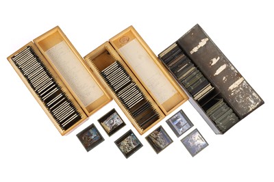 Lot 692 - 3 Cases of 3.25" x 3.25" Magic Lantern Slides