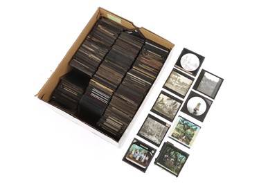 Lot 691 - Large Collection of 3.25" x 3.25" Magic Lantern Slides