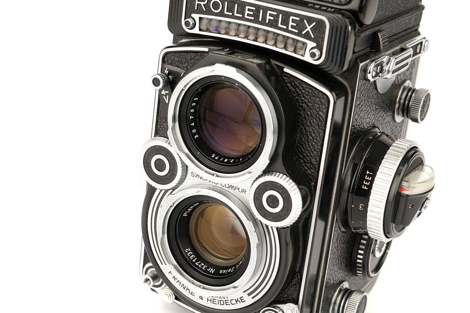 Rollei Rolleiflex 3.5F, Planar 75mm f3.5, 6e Cámara réflex de objetivos Rollei Rolleiflex 3.5F, Planar 75mm f3.5, 6e Cámara réflex de objetivos