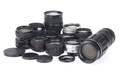 Lot 420 - A Mixed Selection of Various Camera Lenses