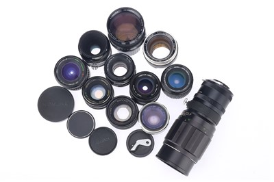 Lot 420 - A Mixed Selection of Various Camera Lenses