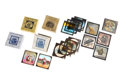 Lot 694 - 4 Card Cases of Magic Lantern Slides & Others