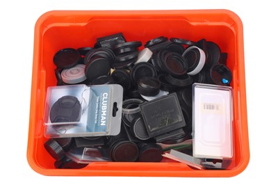 Lot 557 - A Large Selection of Camera Lens & Body Caps