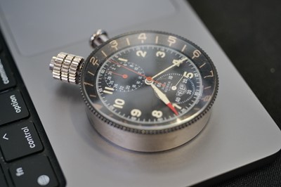 Lot 826 - A Rare Heuer Super Autavia Chronograph Stop Watch