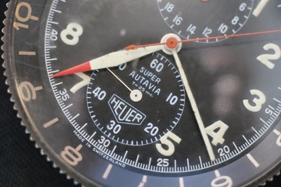 Lot 826 - A Rare Heuer Super Autavia Chronograph Stop Watch