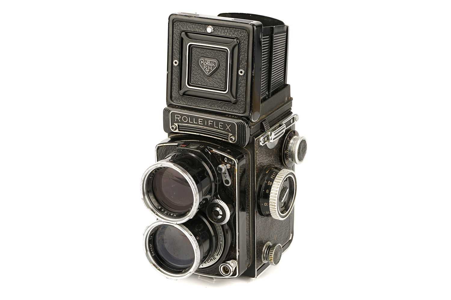 Lot 361 - A Rollei Tele-Rolleiflex TLR Camera