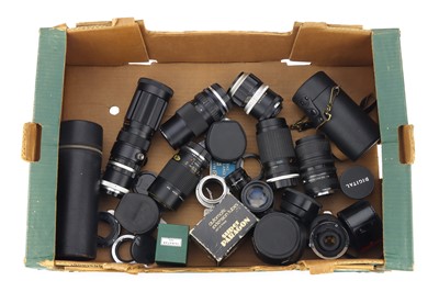 Lot 415 - A Mixed Selection of 35mm Film SLR Lenses