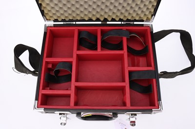 Lot 29 - A Black Flight Case Customised for Leica Cameras