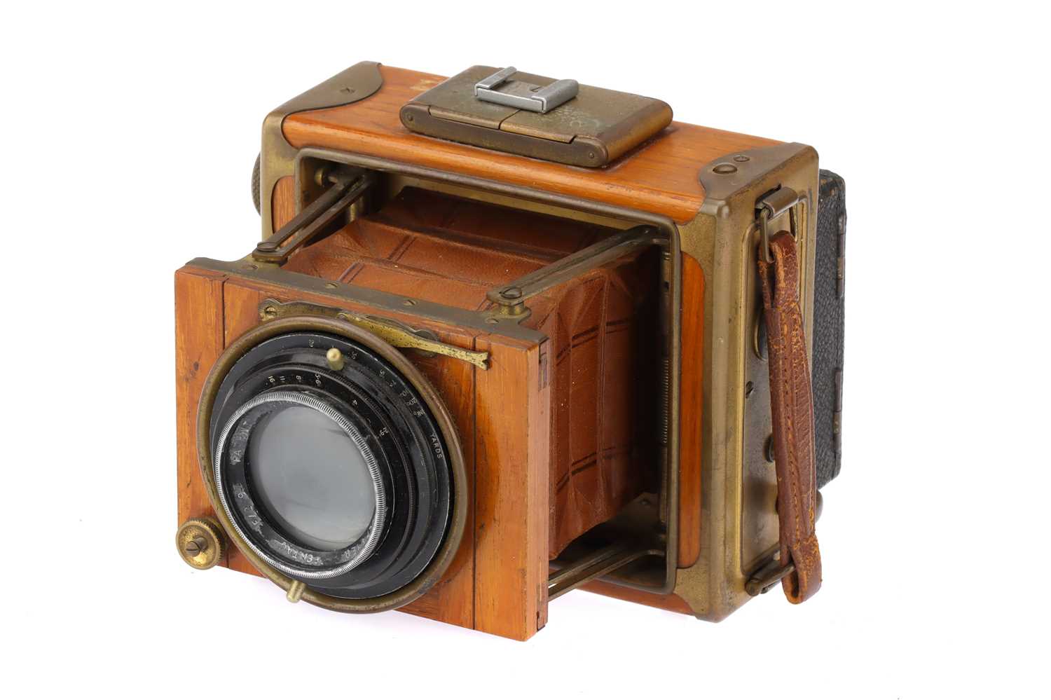 Lot 392 - An Ernemann Klapp Tropen Tropical Folding Strut Camera