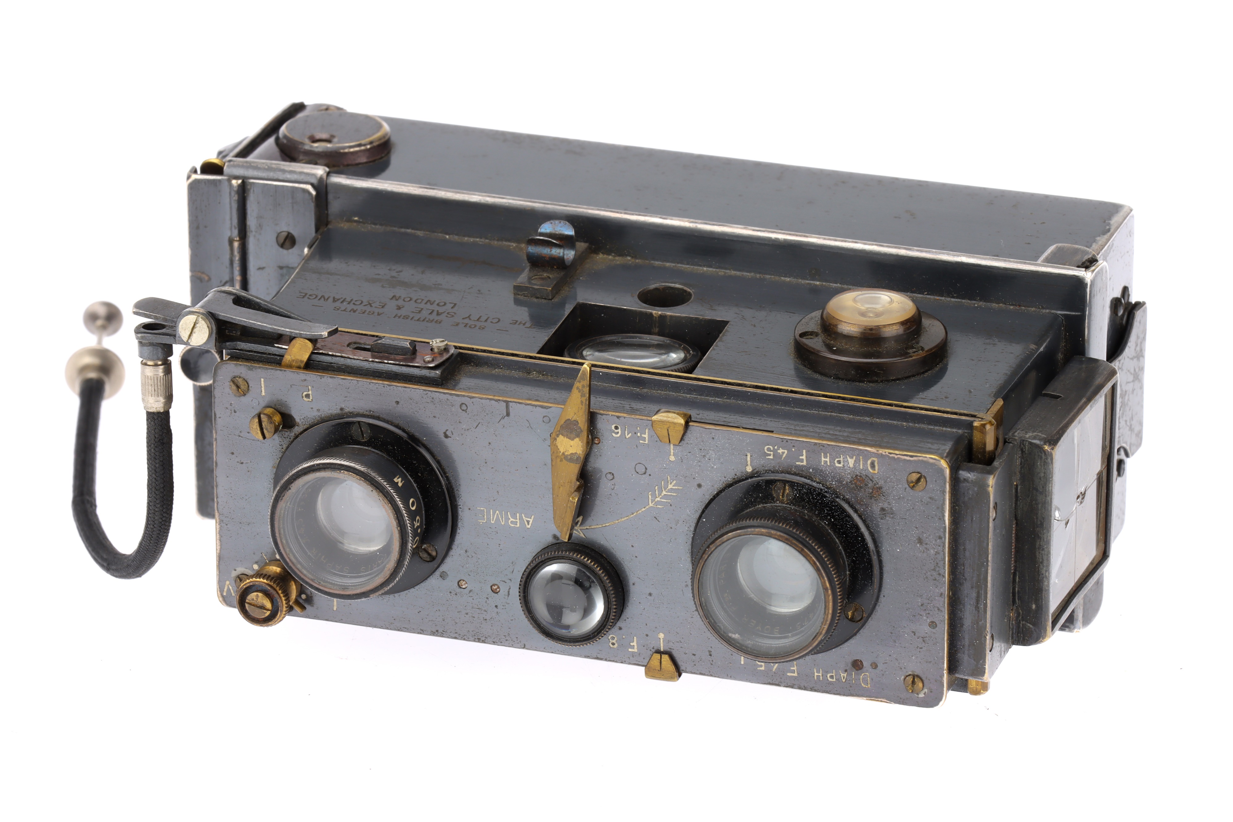 Lot 395 - A Jules Richard Verascope Stereo Camera,