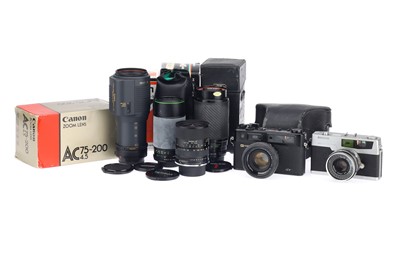 Lot 234 - A Mixed Selection of Cameras & Lenses