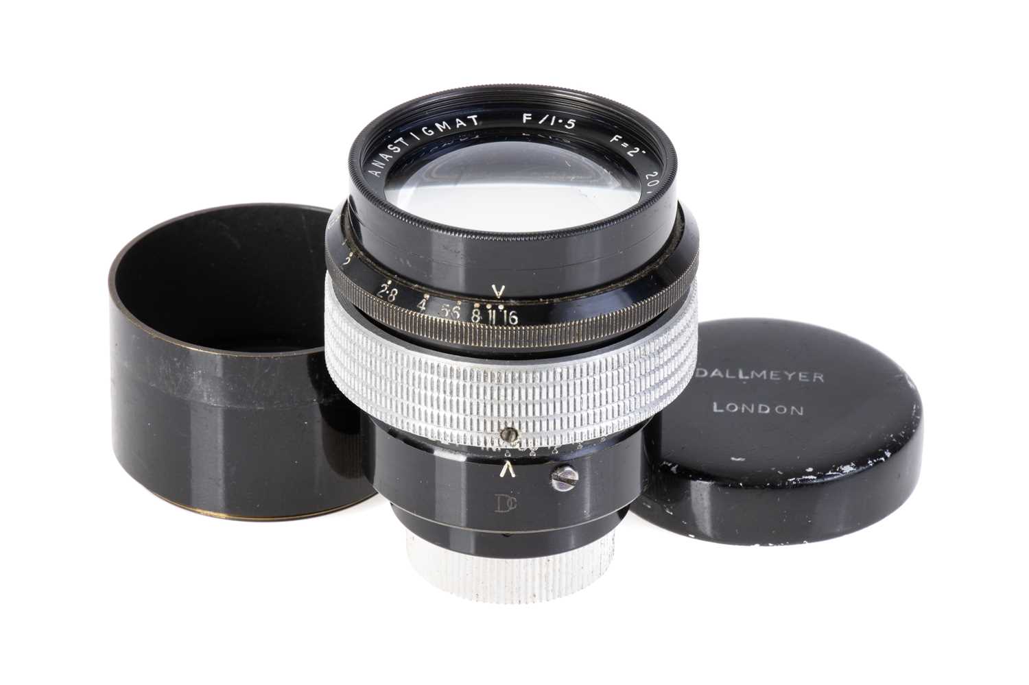 Lot 275 - A J. H. Dallmeyer Speed f/1.5 2" Lens