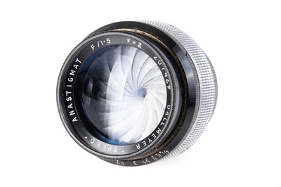 Lot 275 - A J. H. Dallmeyer Speed f/1.5 2" Lens