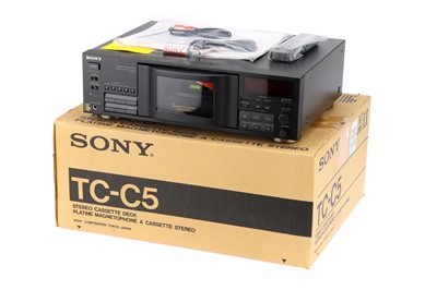 Lot 901 - A Sony TC-C5 Stereo Cassette Deck