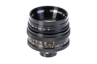 Lot 263 - A Canon TV-16 f/0.78 25mm Lens