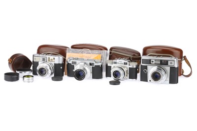 Lot 160 - Four German Rangefinder 35mm Film Cameras