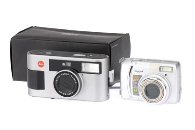 Lot 161 - A Leica C3 Compact Camera and a Nikon Coolpix L1 Digital Camera
