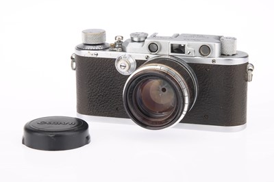 Lot 25 - A Leitz Wetzlar Leica III Rangefinder 35mm Film Camera