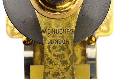 Lot 11 - A magic Lantern Microscope By W. C. Hughes