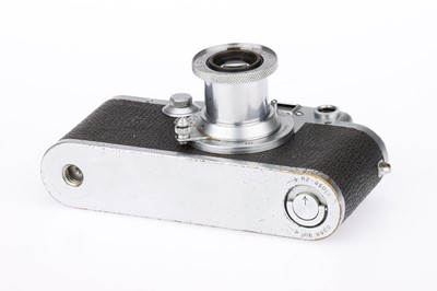 Lot 23 - A Leitz Wetzlar Leica IIIc Rangefinder 35mm Film Camera