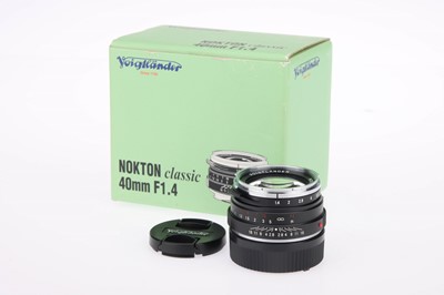 Lot 63 - A Voigtlander Nokton Classic f/1.4 40mm Lens