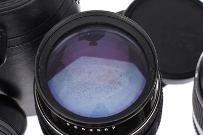 Lot 300 - A Selection of Carl Zeiss Jena and Pentacon Lenses