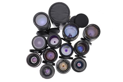 Lot 300 - A Selection of Carl Zeiss Jena and Pentacon Lenses