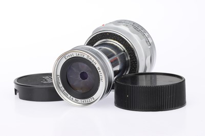 Lot 15 - A Leitz Wetzlar Elmar f/4 90mm Collapsible Lens
