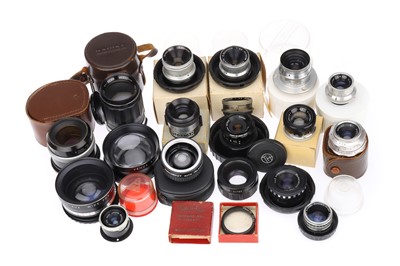 Lot 304 - A Selection of Enlarging and Other Lenses