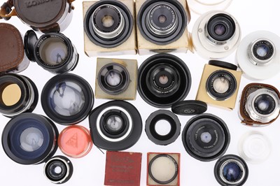 Lot 304 - A Selection of Enlarging and Other Lenses