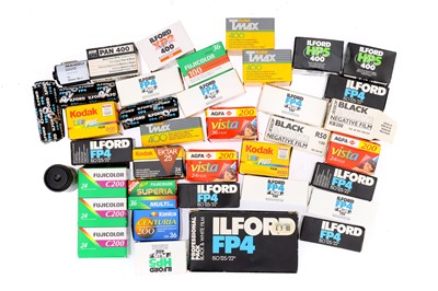 Lot 336 - A Selection of Expired 35mm and 120 Roll Films