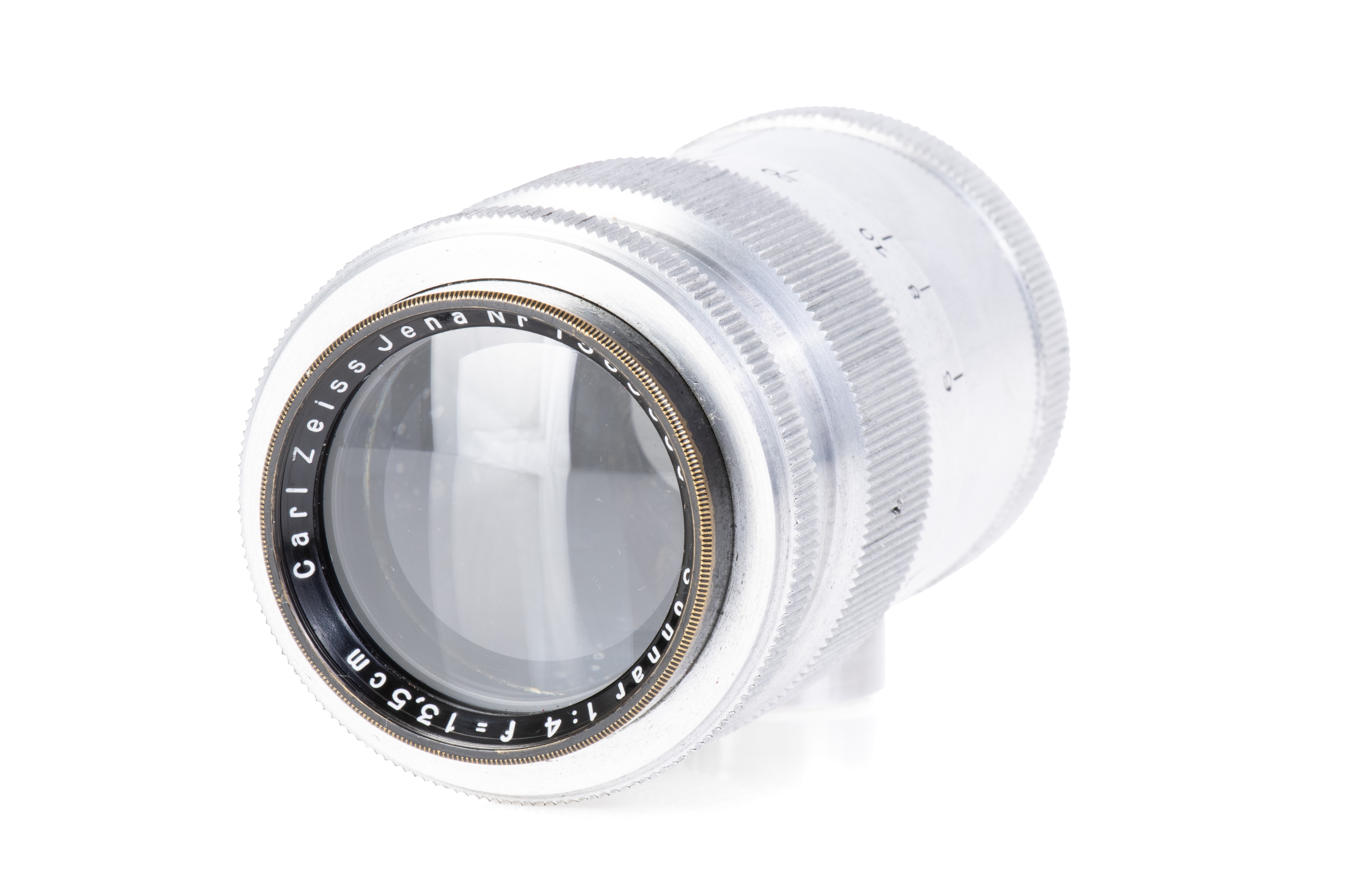 Objectif Carl Zeiss Sonnar 135mm F/4 Version Nickel, Monture Contax