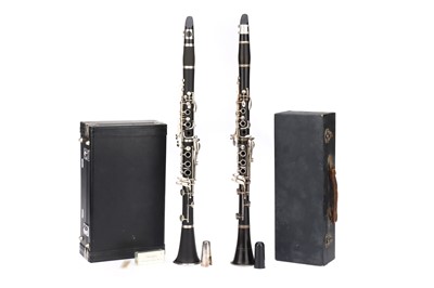 Lot 503 - Two Cased Clarinets