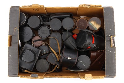 Lot 344 - A Mixed Selection of Camera Lens Cases