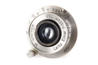 Lot 13 - A Leitz Elmar f/3.5 35mm Lens