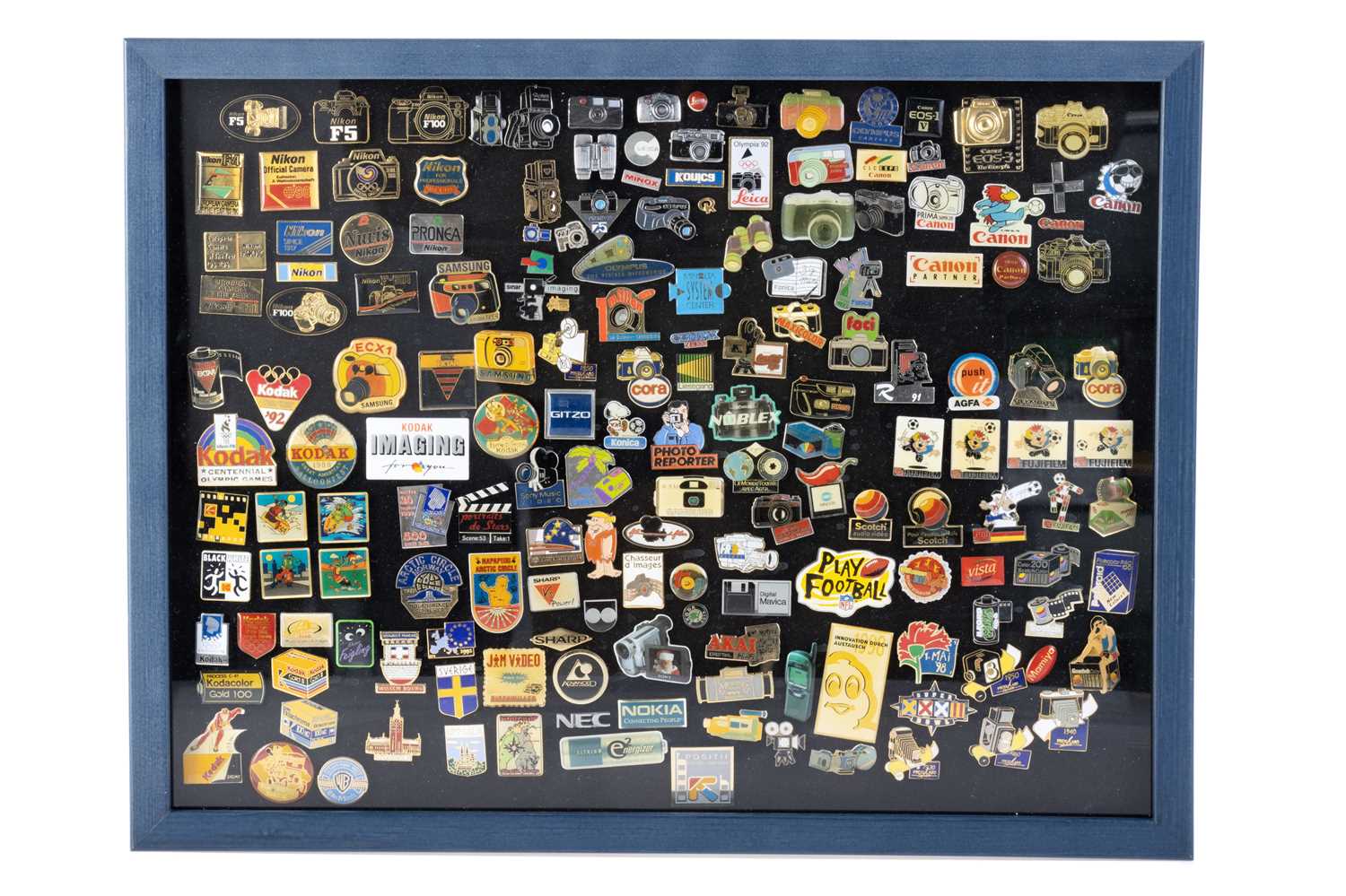 Lot 339 - A Large Collection of Camera Pin Badges